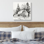 遠隔納屋スケッチI キャンバスプリント (インサイチュ (寝室))