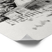 遠隔納屋スケッチI ポスター (角)