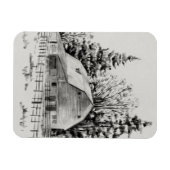 遠隔納屋スケッチI マグネット (横)