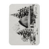 遠隔納屋スケッチII マグネット (縦)