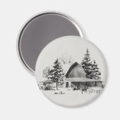 遠隔納屋スケッチII マグネット (正面/裏面)