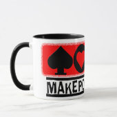 適されたスプレーのコーヒーカップ マグカップ (左)