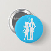 適切なカスタイリッシュップル 缶バッジ (正面&裏面)