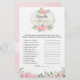 適切な価格の秋カボチャのシャワーゲームを推測