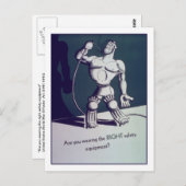 適切な保護を装備していますか？ ポストカード (正面/裏面)