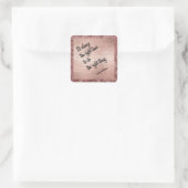 適切な時期 スクエアシール (バッグ)