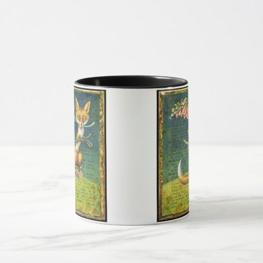 適切な森林キツネのマグ マグカップ (中央)