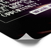 適切な機会 ポスター (角)