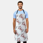 適切な血流の脳を提供する意志の輪 エプロン (着用した状態)