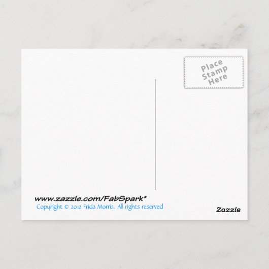 適切な資格を持つ～笑わされる漫画 ポストカード (裏面)