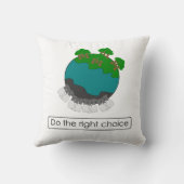 適切な選択をする枕 クッション (裏面)