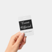 適切な「イベント公式」バッジ バッジ (手持ち)