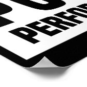 適切に準備することでパフォーマンスの低下を防止 ポスター (角)