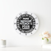 適切に準備することでパフォーマンスの低下を防止 ラージ壁時計 (ホーム)