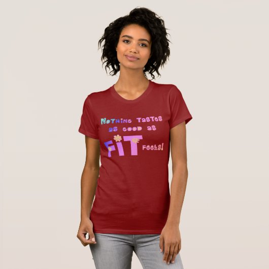 適合が感じる何も味がしません! Tシャツ (正面フル)