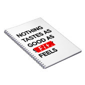 適合が感じる何も-インスピレーションを味わいません ノートブック (右側)