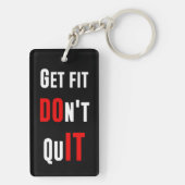 適合をやめませんそれ引用します刺激の知恵を得て下さい キーホルダー (裏面)