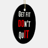 適合をやめませんそれ引用します刺激の知恵を得て下さい セラミックオーナメント (右)