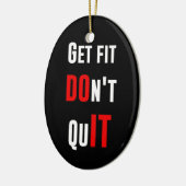 適合をやめませんそれ引用します刺激の知恵を得て下さい セラミックオーナメント (左)