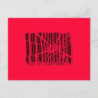 適合性に抵抗する ポストカード
