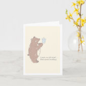 適宜お賞め下さい。手作おもしろいりギフト カード (黄色い花)