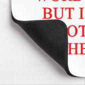 適度な天才冗談 マウスパッド (コーナー)