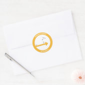 適度なFODMAP食品のための低FODMAPダイエットシール ラウンドシール (封筒)