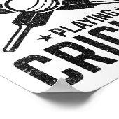 適度に何でも、クリケットだけは別 ポスター (角)