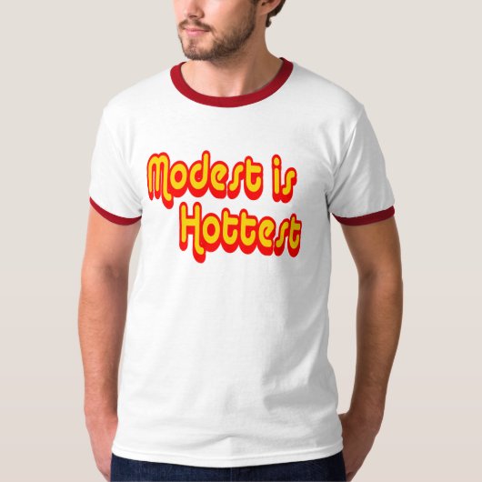 適度最も熱いですがあります Tシャツ (正面)