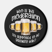 適度（飲酒） マグネット (正面)