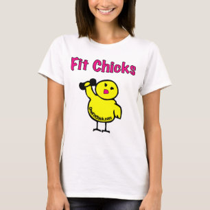 適当なひよこの女性のTシャツ Tシャツ