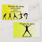 適当な黄色 名刺 (正面/裏面)