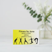 適当な黄色 名刺 (スタンド正面)