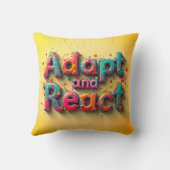 適応と反応 クッション (裏面)