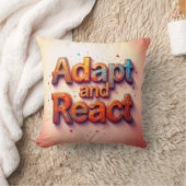 適応と反応 クッション (ブランケット)