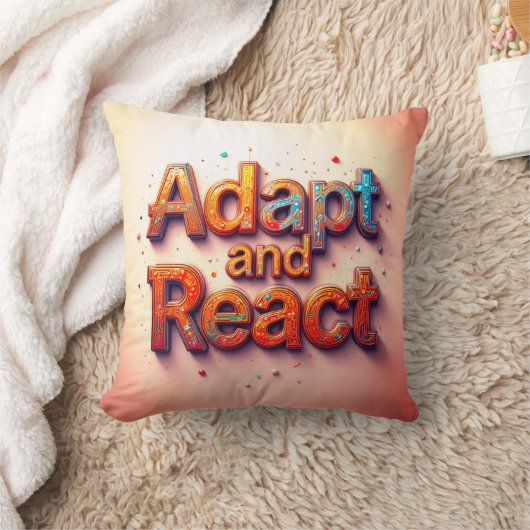 適応と反応 クッション (ブランケット)