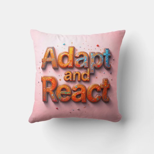 適応と反応 クッション (裏面)