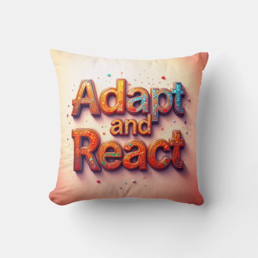 適応と反応 クッション (正面)