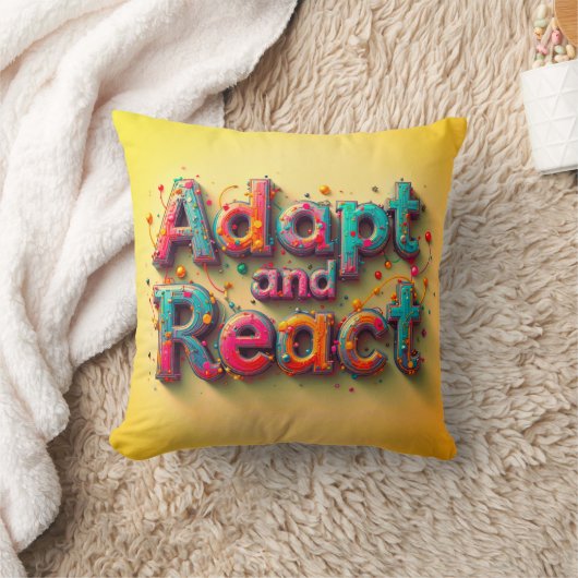 適応と反応 クッション (ブランケット)