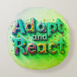 適応と反応 ラウンドクッション