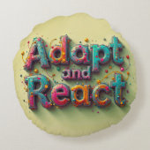 適応と反応 ラウンドクッション (裏面)