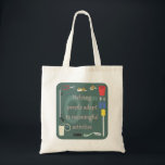 適応のグラフィックのための作業療法用具 トートバッグ<br><div class="desc">人々が意味を持った毎日の活動に合わせるのを救済するのに使用される用具のいくつかはここにあります。 作業療法はここに描写されるが、これらは分野にユニーク、それらを使用したとこの専門職を調査するか、または調査している人に直ちに認識可能です人何がそんなに多くよりです。 これはあなたの生命のその作業療法士のための素晴らしいギフトを作ります。 このデザインのあらゆるプロダクトのための私の個人的な利益すべてはアメリカの作業療法の基礎に行きます。</div>