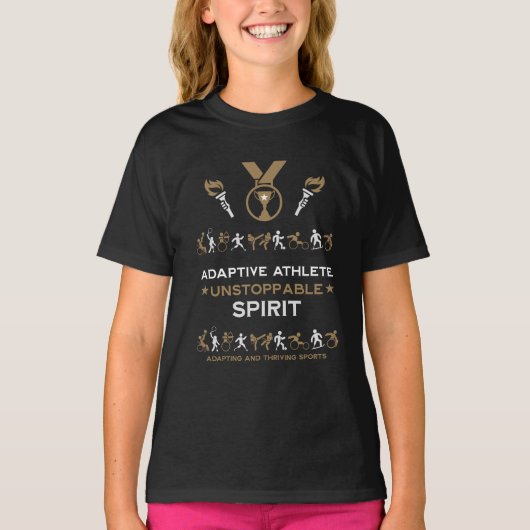 適応不能スポーツギフト Tシャツ (正面)