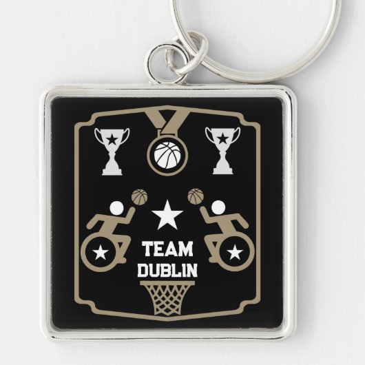 適応不能バスケットボール キーホルダー (正面)