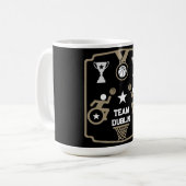 適応不能バスケットボール コーヒーマグカップ (正面左)