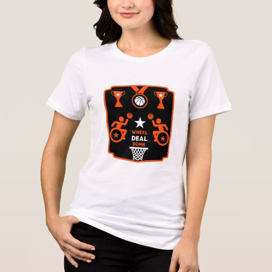 適応不能バスケットボール トライブレンドTシャツ (正面)