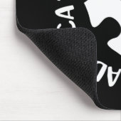 適応提唱者のパズル作品の自閉症を待つ マウスパッド (コーナー)