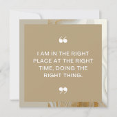 適所確認前向きカード (正面)