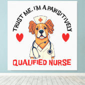 適格ナース キャンバスプリント (インサイチュ (ウッドフロア))