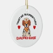 適格ナース セラミックオーナメント (右)